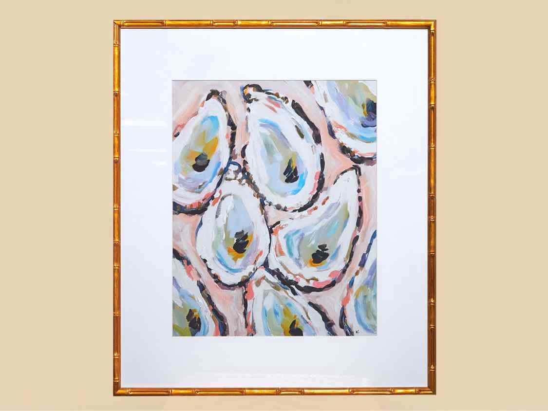 Framed Giclee:  "Oyster Shells II"