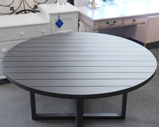 Restoration Hardware Aegean Aluminum 60" Round Outdoor Dining Table