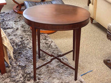 Mahogany Oval Accent Table