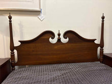 Ethan Allen Cherry Four Post Queen Bed