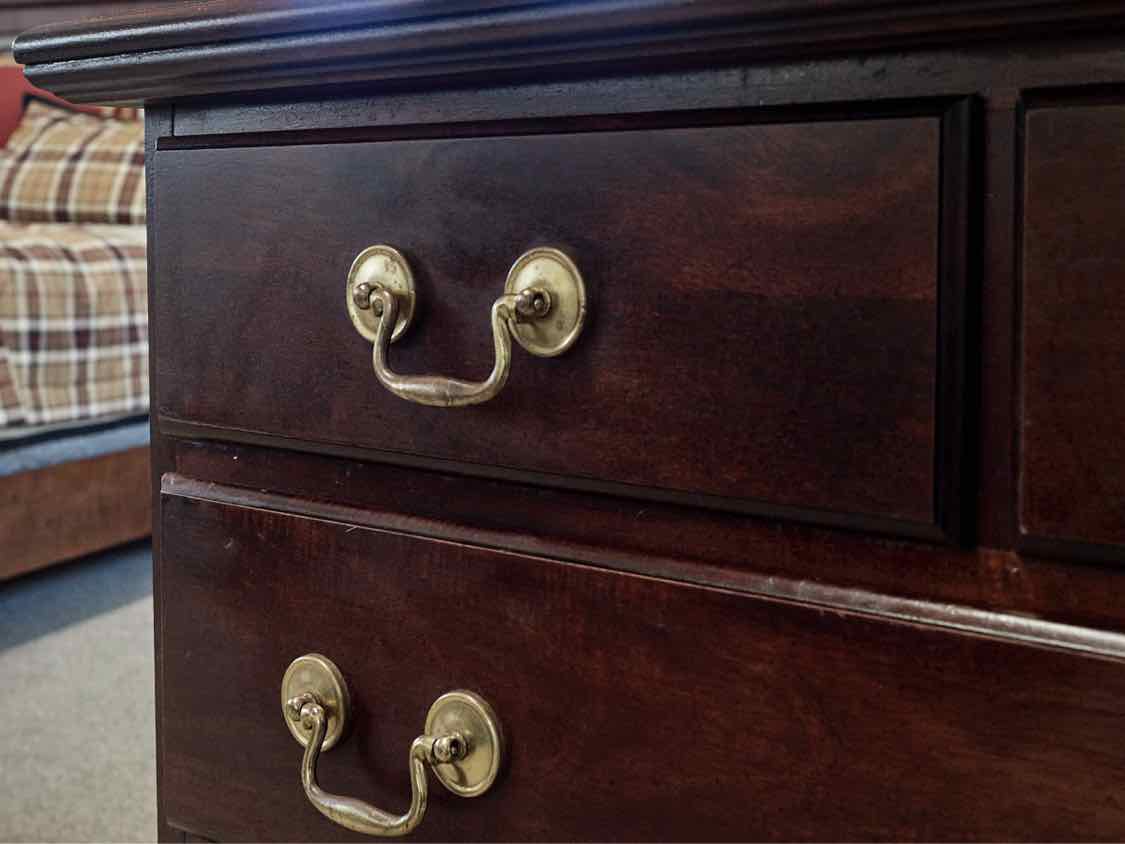 Solid Cherry 9 Drawer Triple Dresser