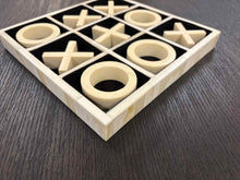 Ivory Tic-Tac-Toe in Bone Tray
