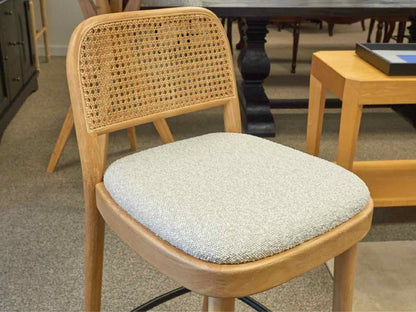 Castlery Pair of 'Edith' Cane Bar Stools