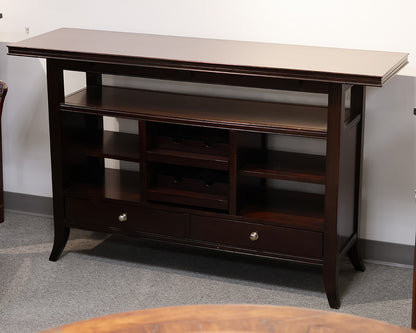 Fold Out Bar Console Table