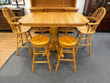 Oak Specialists Furniture Pub Table & Barstool Set