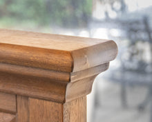 Pottery Barn Hudson Queen Panel Bed in Hewn Oak Finish