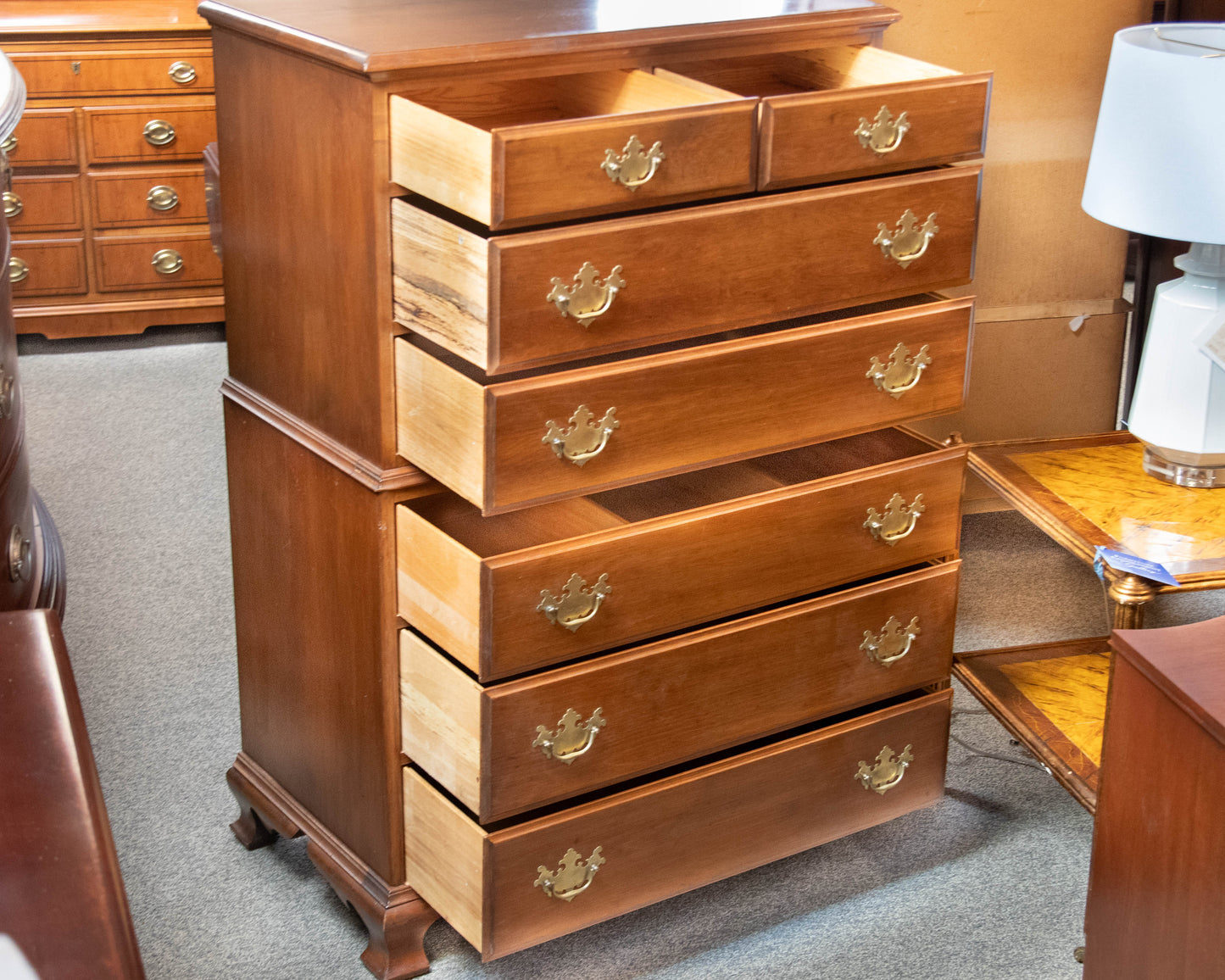 Sprague & Carleton 7 Drawer Rock Maple Chest