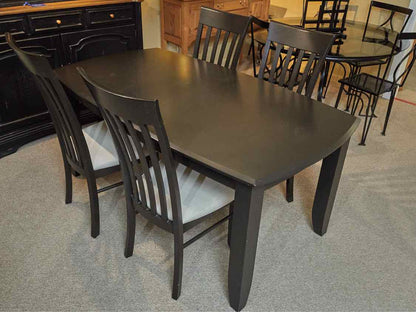 Canadel  Dark Espresso Finish 2 Leaves Table &  4 Chair Set