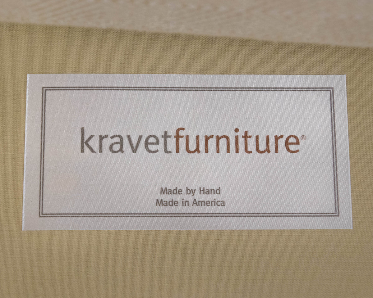 Kravet 3-Cushion Track Arm Sofa with Wood Frame