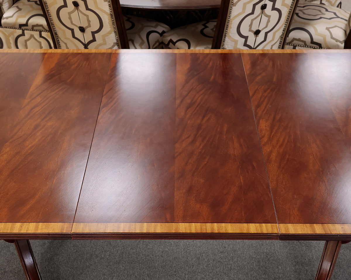 Ethan Allen Mahogany Double Pedestal Dining Tables