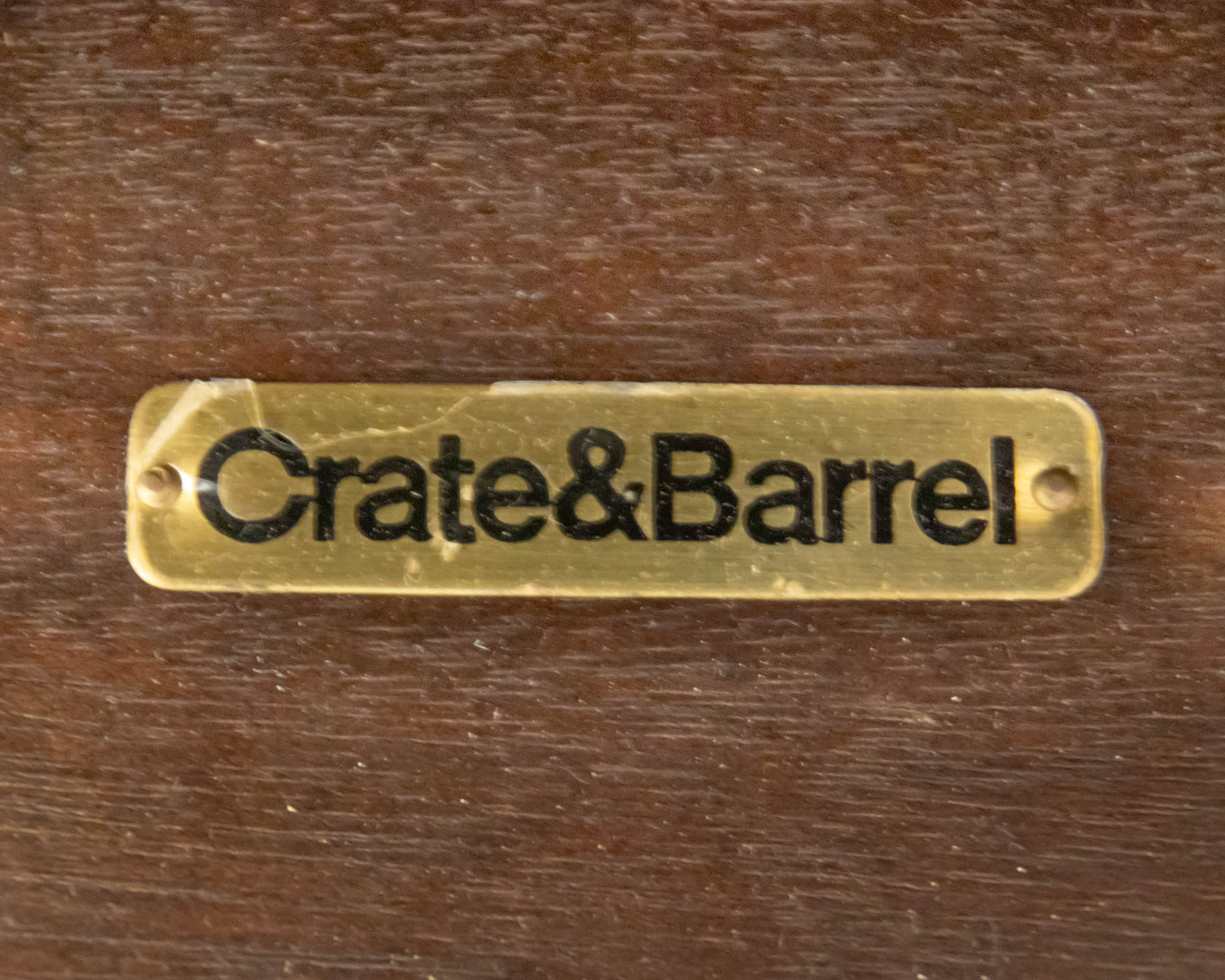 Crate & Barrel Fremont Dining Table with Leaf