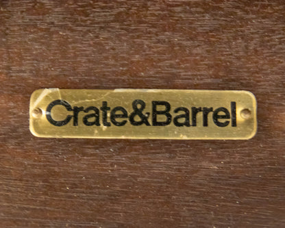 Crate & Barrel Fremont Dining Table with Leaf