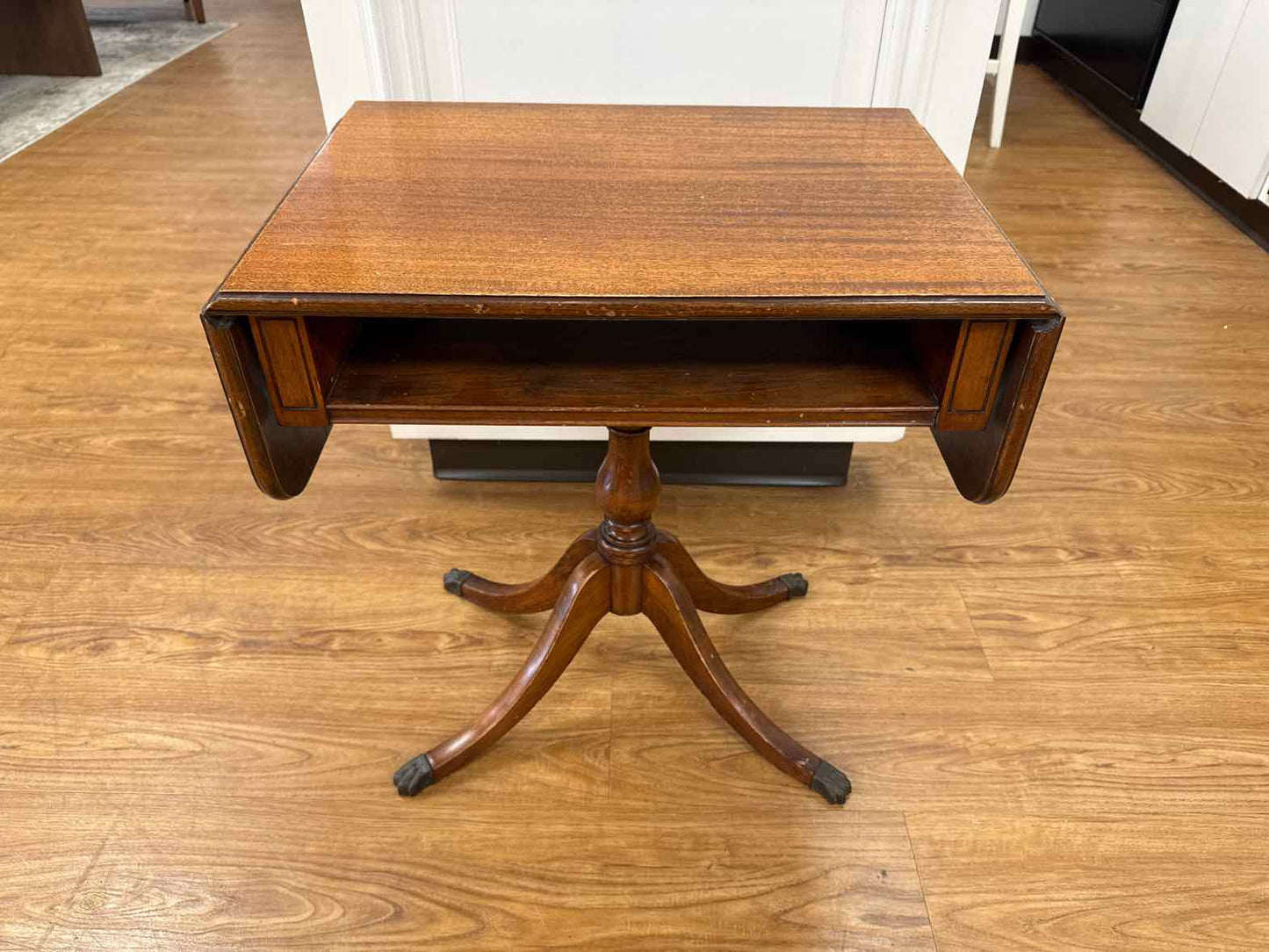 Brandt Mahogany Drop-Leaf Accent Table