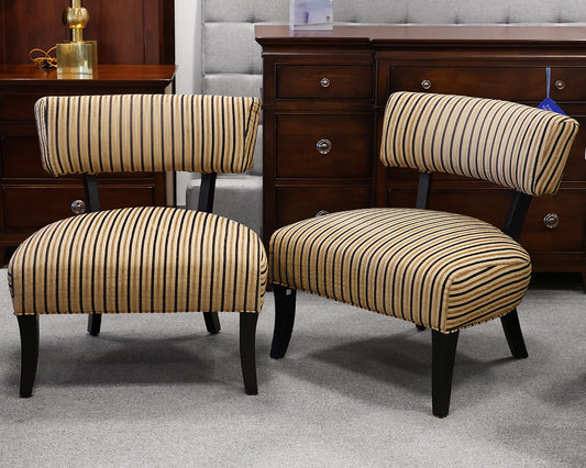 Pair of Vintage Post Modern Accent Chairs
