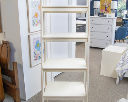 White Finish 5 Shelf Etagere