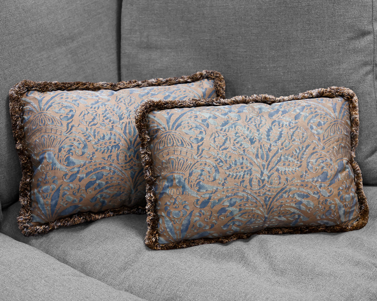 Pair of Custom Lumbar Pillows