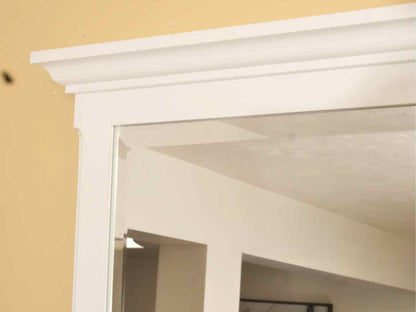 Vermont Tubbs  White Finish 8 Drawer Dresser & Wall Hung Mirror