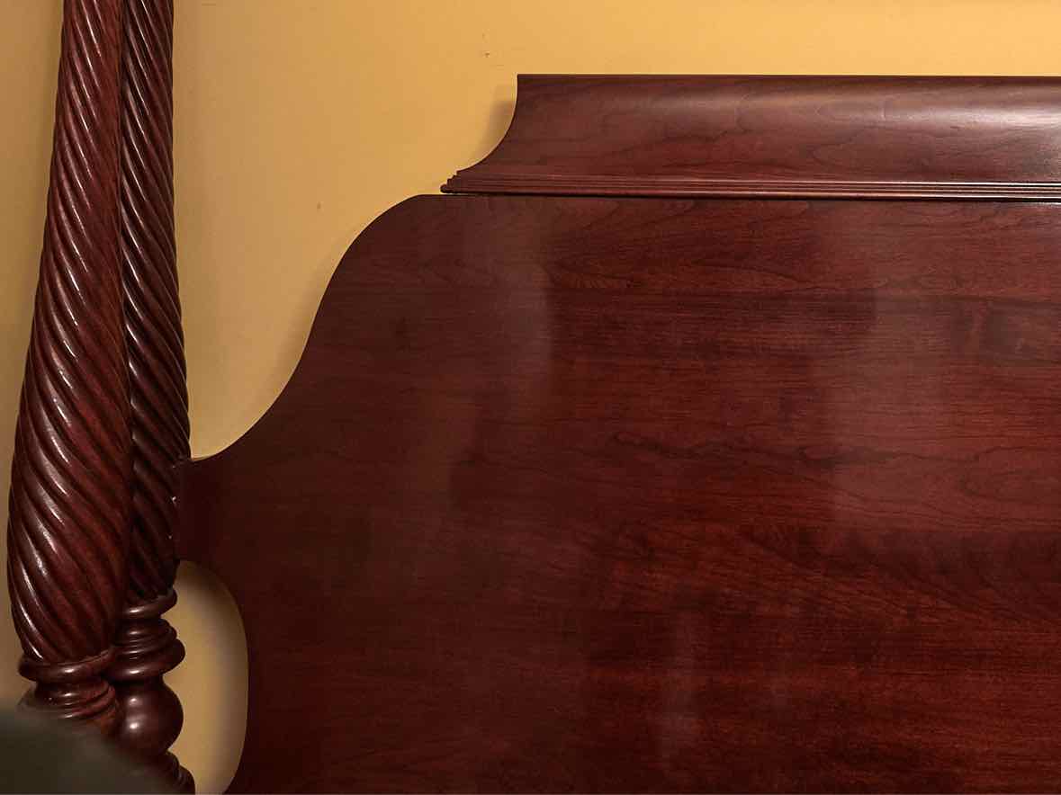 Ethan Allen British Classics 4 Post Cherry  King Bed