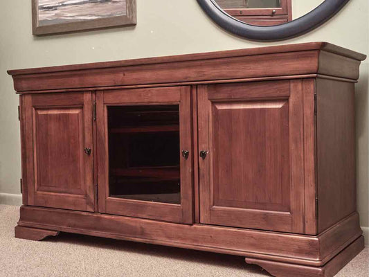 Cherry 3 Door&  4 Shelf Media Furniture