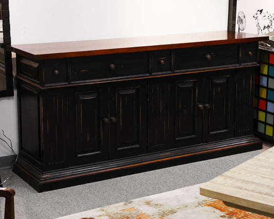 Vintage Walnut Two-Toned Sideboard