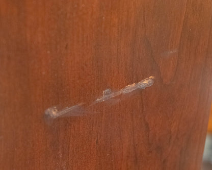 Tall Dark Cherry Bookcase