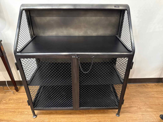 RH 'French Factory-Style Bar Cart