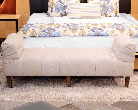 RH Tufted Upholsered Bench