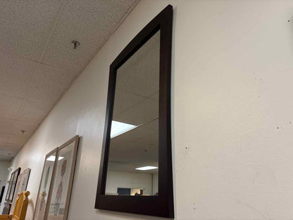 Circle Furniture Wall Mirror in Espresso