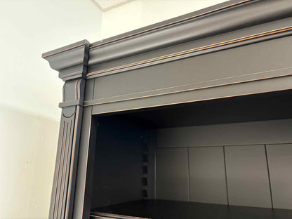 Arhaus 'Athens' 4-Piece Display Cabinet in Tuxedo Black