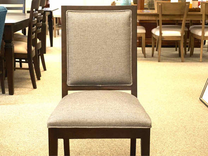 Gat Creek Spartan Double Pedestal Ash Dining Table & Set of 6 Logan Chairs