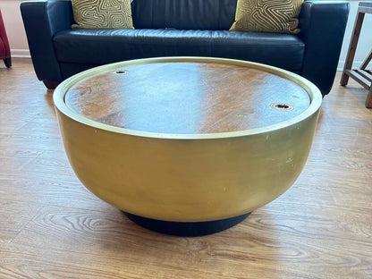 West Elm Drum Storage Cocktail Table