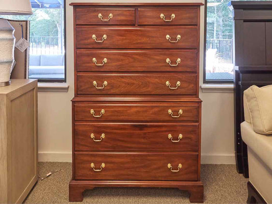 Henkel Harris Mahogany Eight Drawer Chest