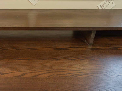 Gat Creek "Atticus" Ash Desk in Classic Stout Finish with 5 Drawers