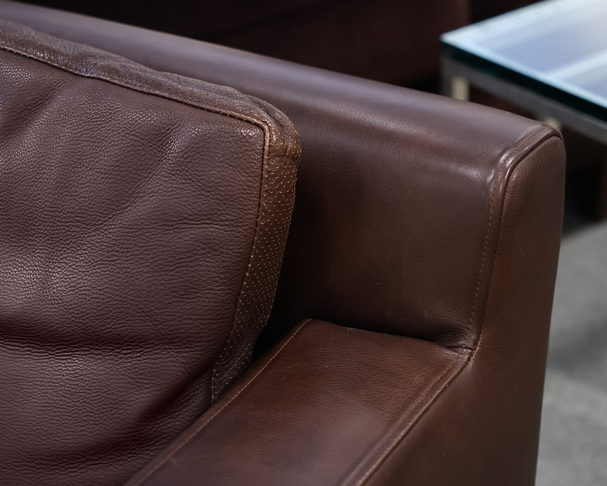 B&B Italia Brown Leather Chair