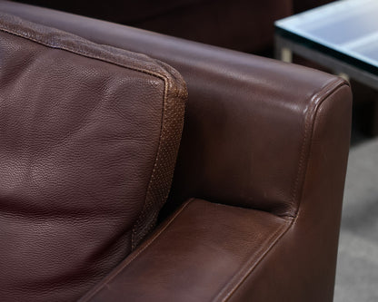 B&B Italia Brown Leather Chair