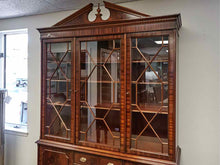 Heldense Inalid Mahogany Two Piece China Cabinet