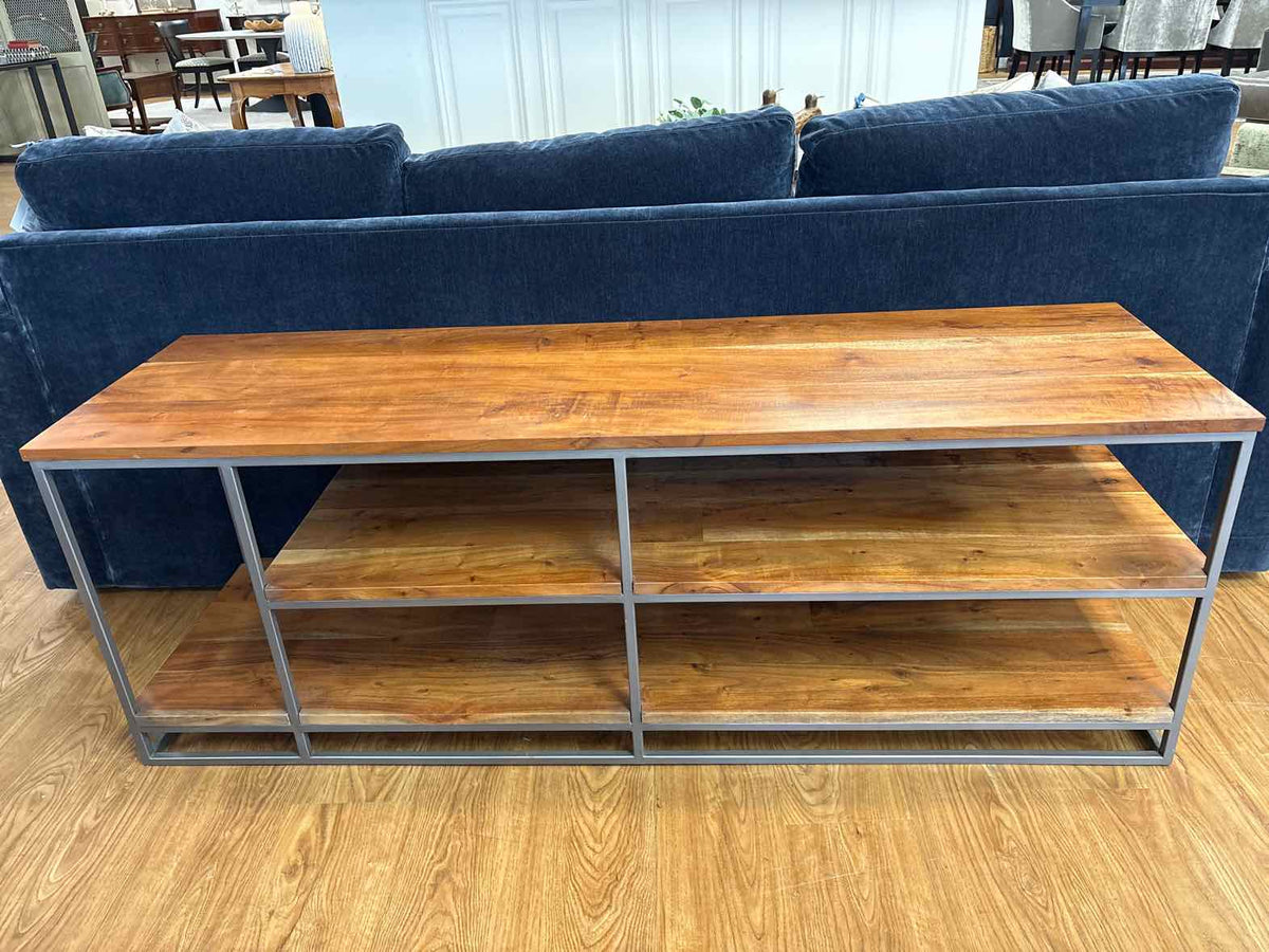 CB2 'Framework' Console w/ Open Tier Shelving