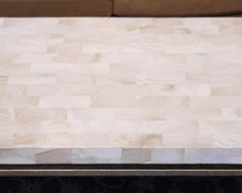 Cream and Silver Rectangular Coffee Table