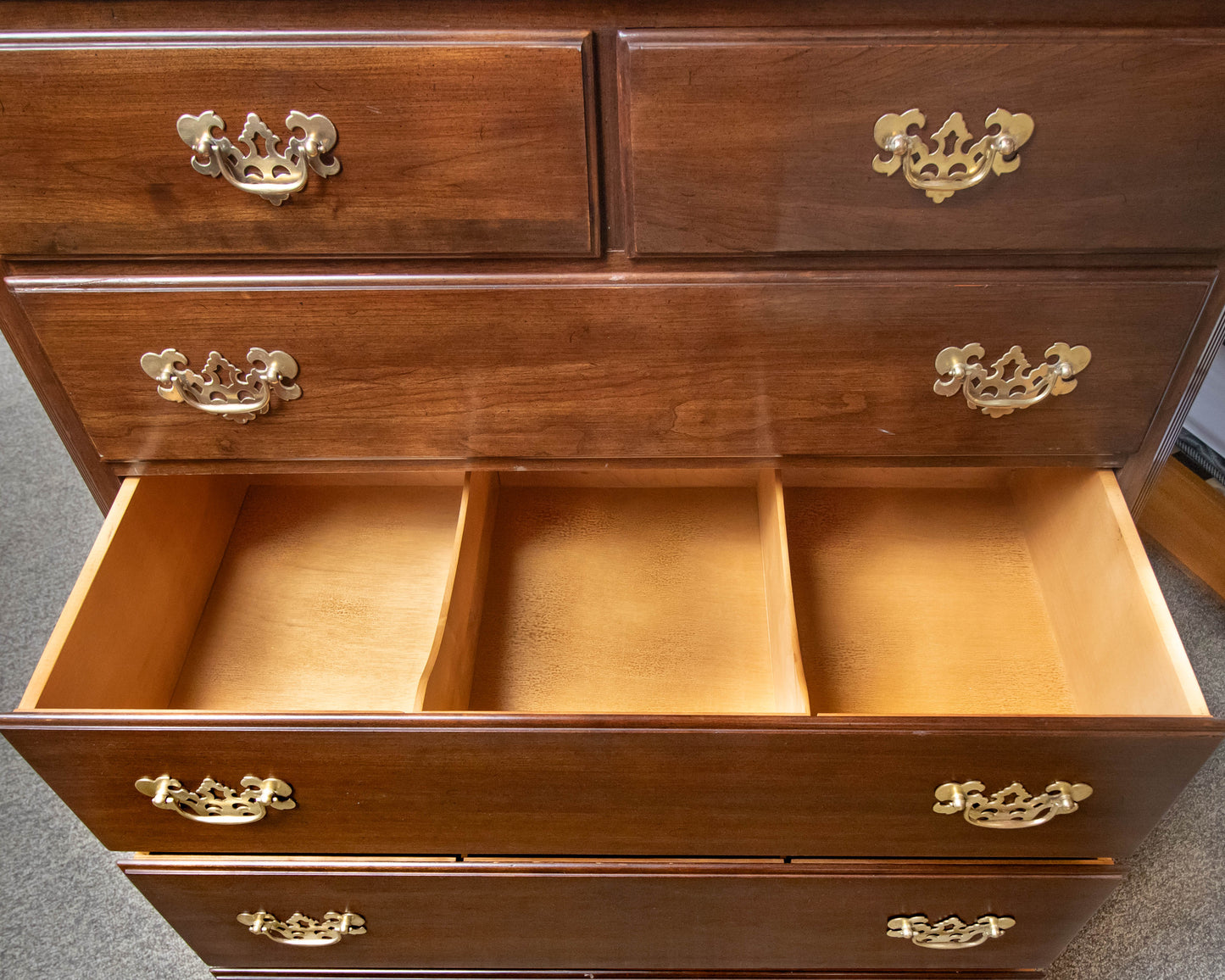 Ethan Allen 'Georgian Court'  Cherry 6 Drawer Chest