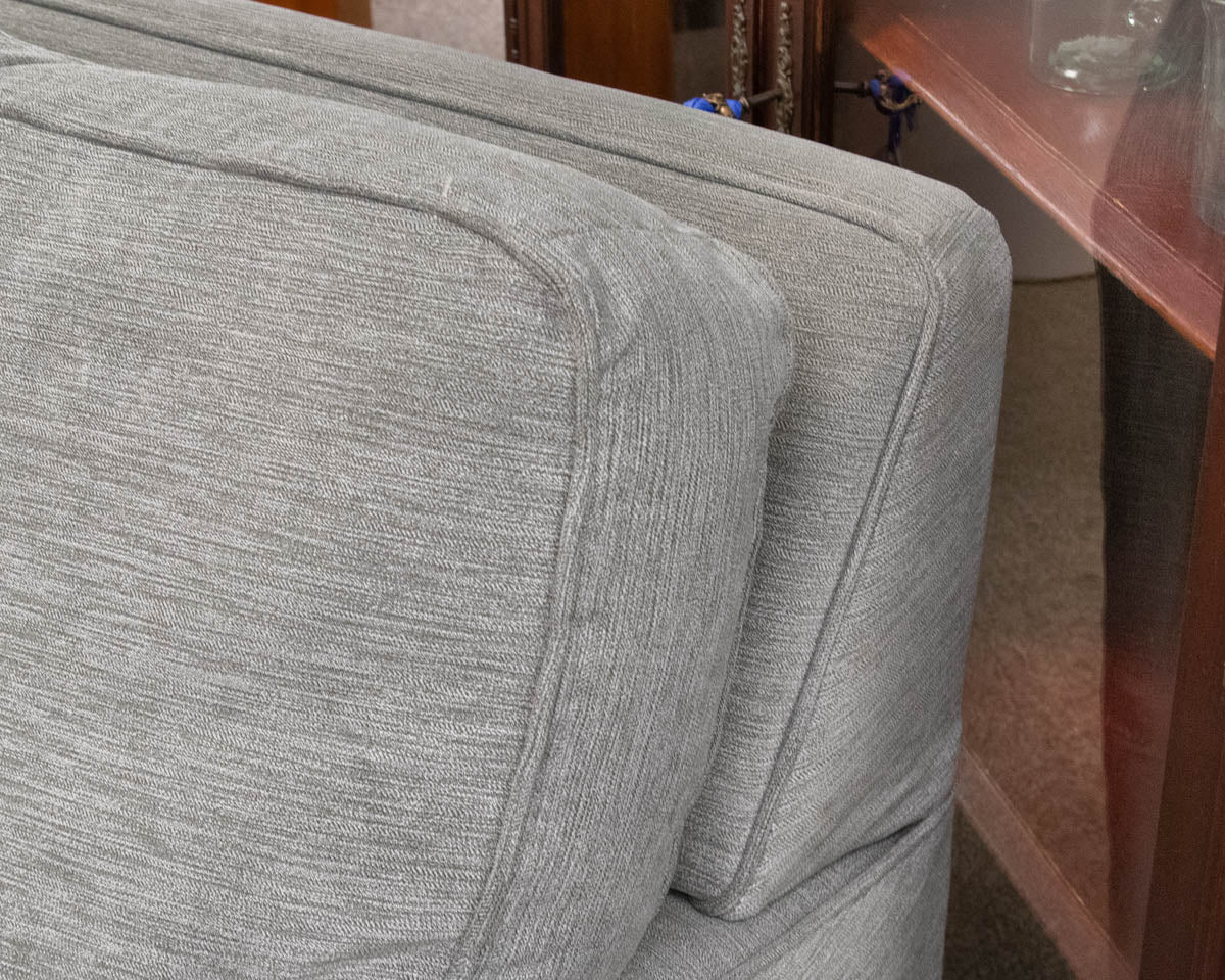 Flexsteel Frameback Club Chair in Silvery Seaglass Chenille