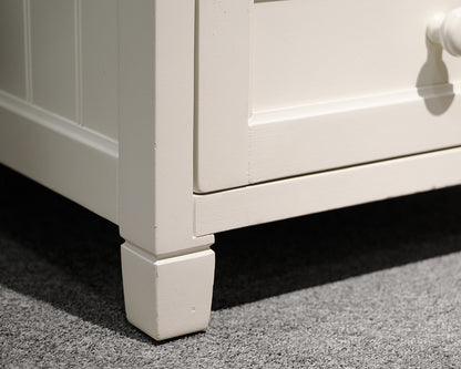 Pottery Barn White Beadboard Modular Desk and Chair