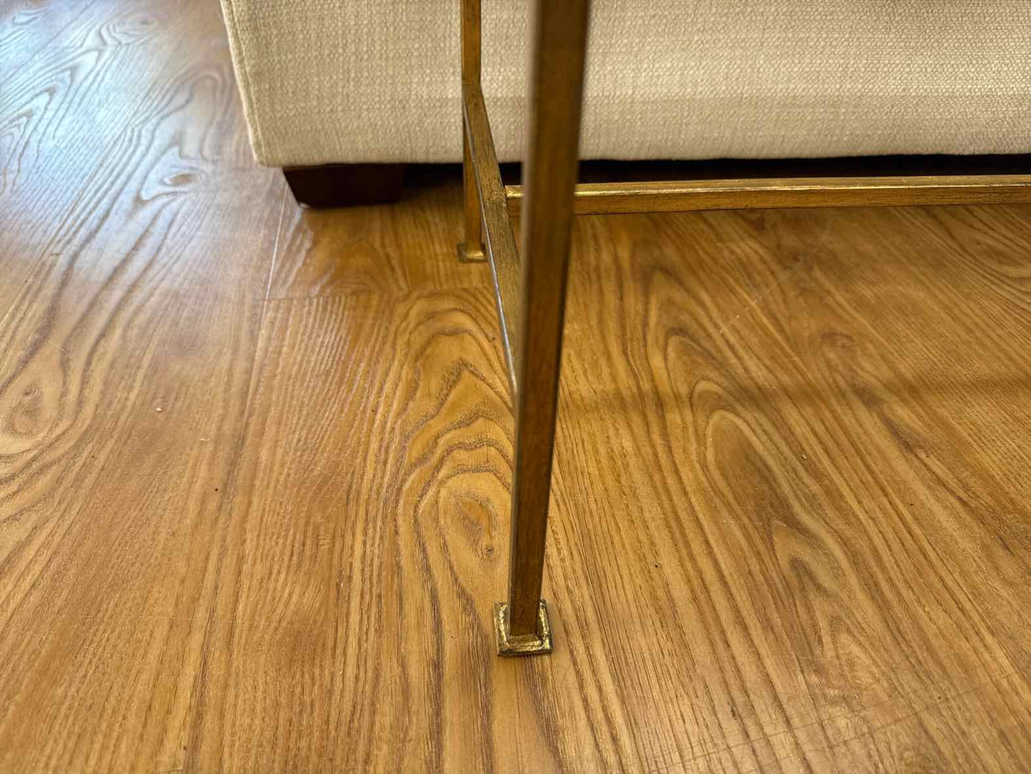 'Gennel' Side Table in Gold Leaf