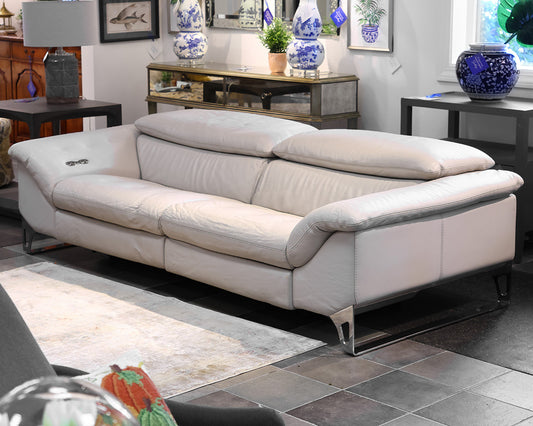 Roche Bobois Leather Reclioning Sofa