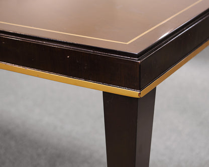 Lexington Carlyle Mahogany Table w/ Gold Accents