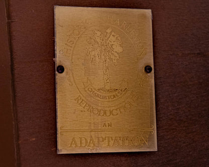 Baker Historic Charleston Mahogany Birdcage Double Pedestal Dining Table