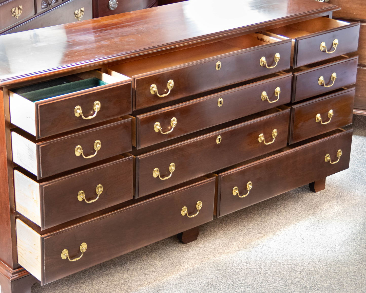 Harden Cherry Blockfront Dresser