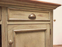 David Lee Spruce Moss Green Finsih 3 Drawer  2 Door  Server