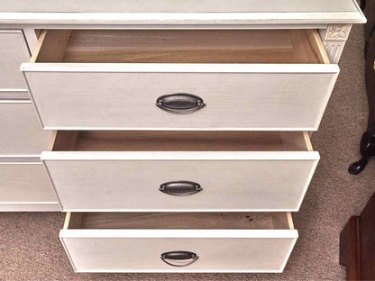 Restoration Hardware  Cream  Finish 6 Drawer Dresser