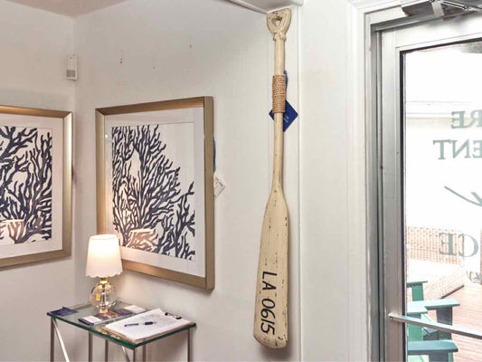 Wooden Oar Wall Decor