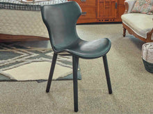 B&B Italia ' Papilio Shell' Black Leather Dining Chairs